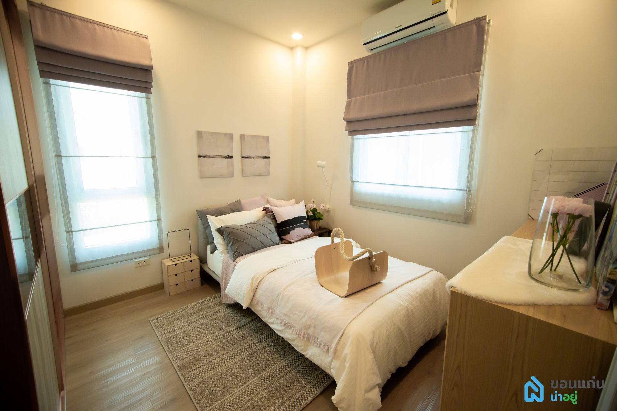 บ้านแฝด โครงการบ้าน โครงการจัดสรร เออเบินนารา สนามบิน มะลิวัล์ ขอนแก่น