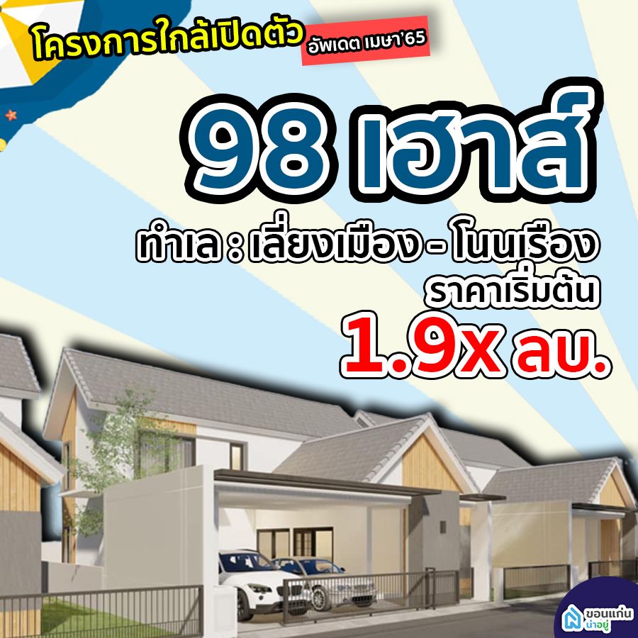 บ้านจัดสรรขอนแ่กน