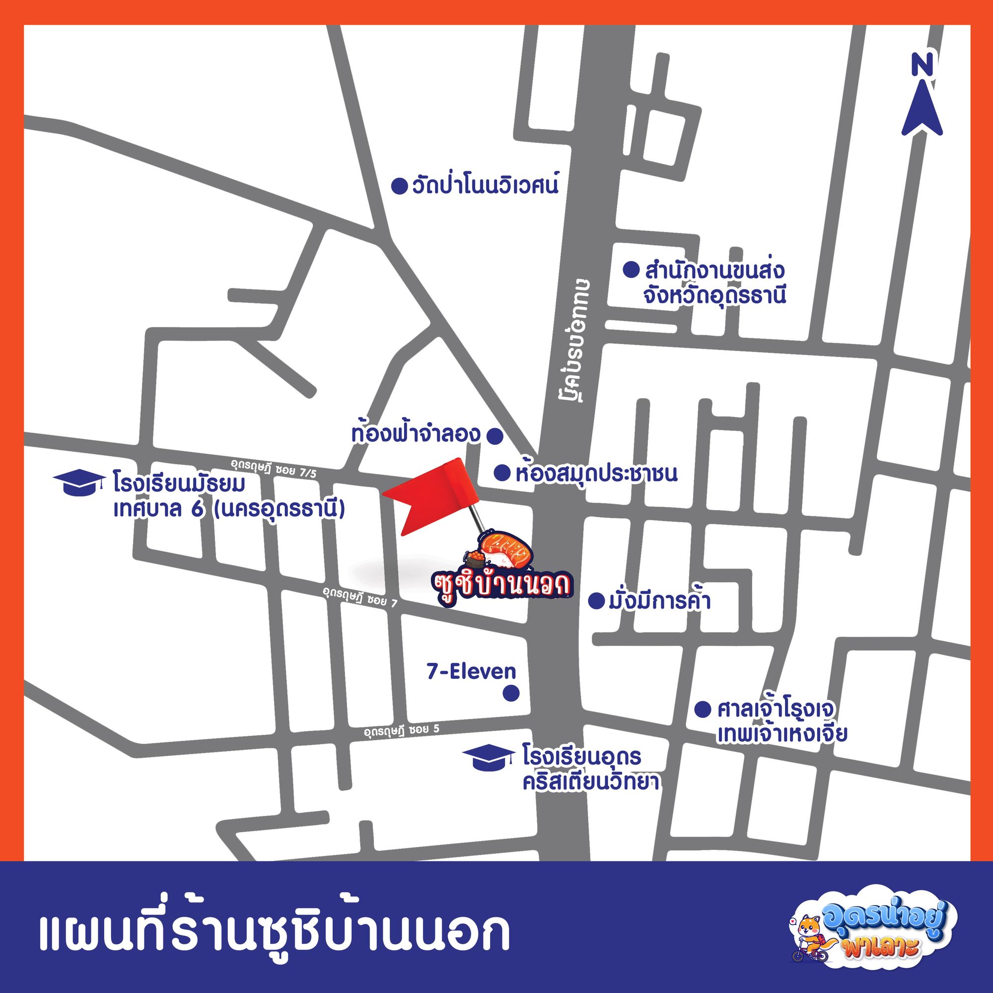 ร้านซูชิอุดร