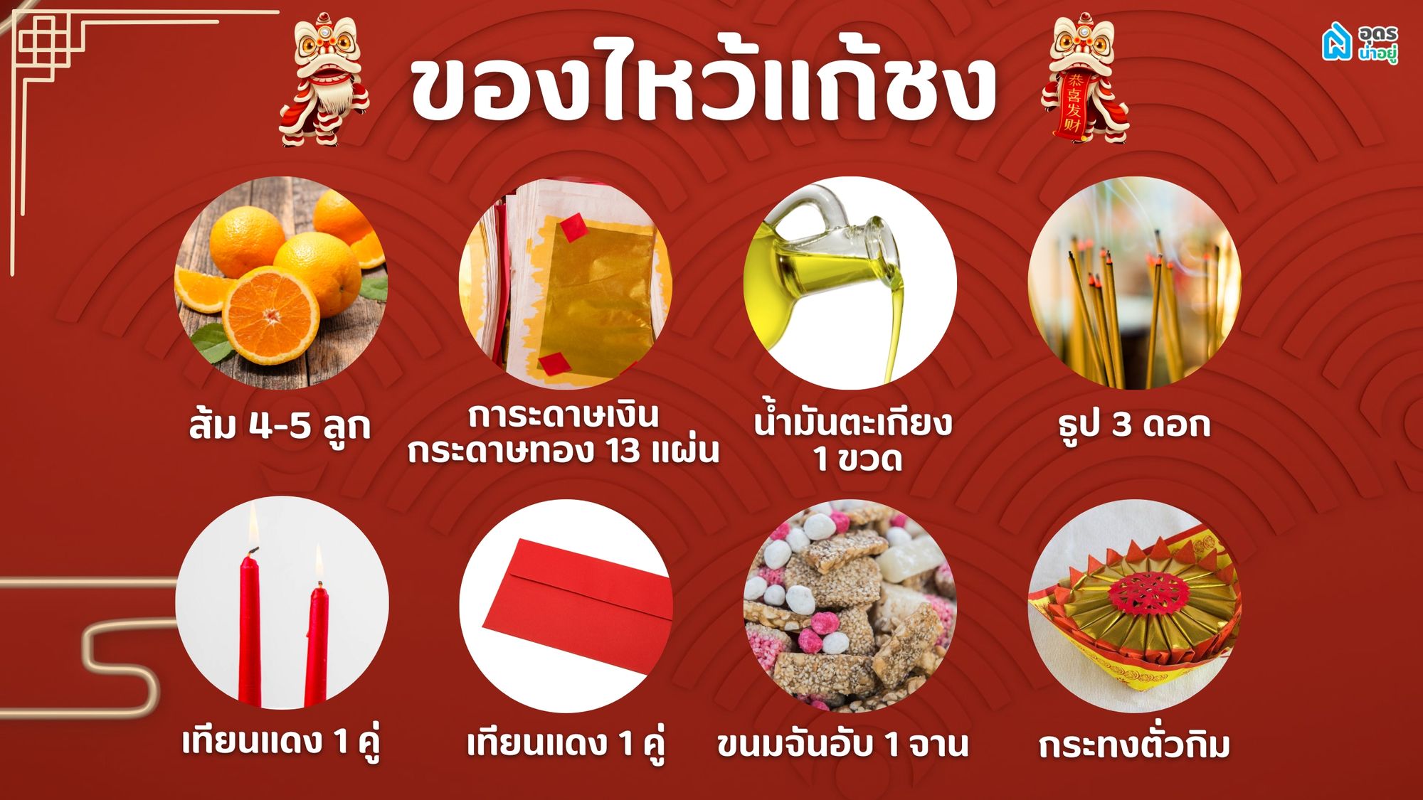 ของไหว้แก้ชงปี 2566