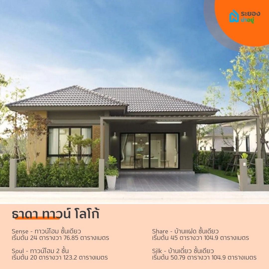 บ้านแฝดระยอง ปลวกแดง