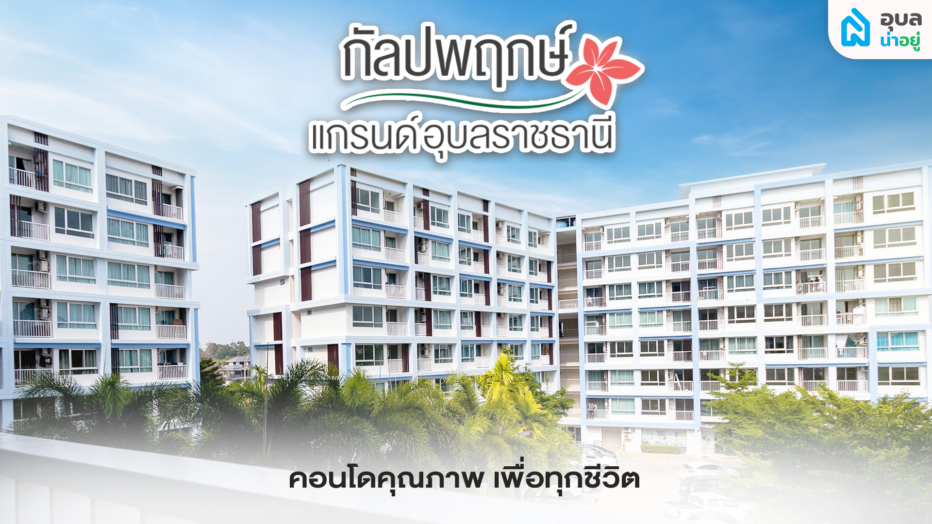 อุบลน่าอยู่รีวิว | กัลปพฤกษ์ แกรนด์อุบลราชธานี 🏘️ คอนโดพร้อมอยู่ใจกลางเมืองอุบล 🏙️✨