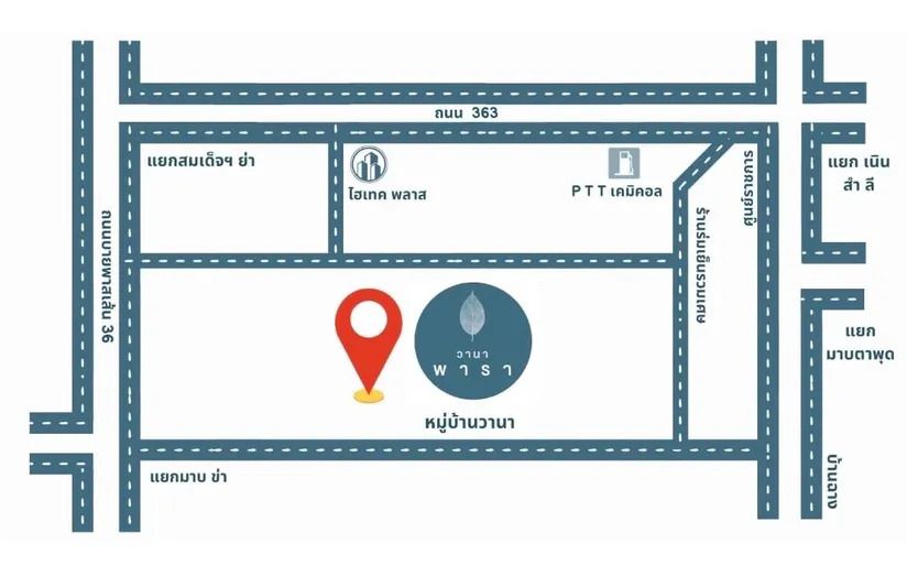 แผนที่โครงการ วานา พารา - Vana Para