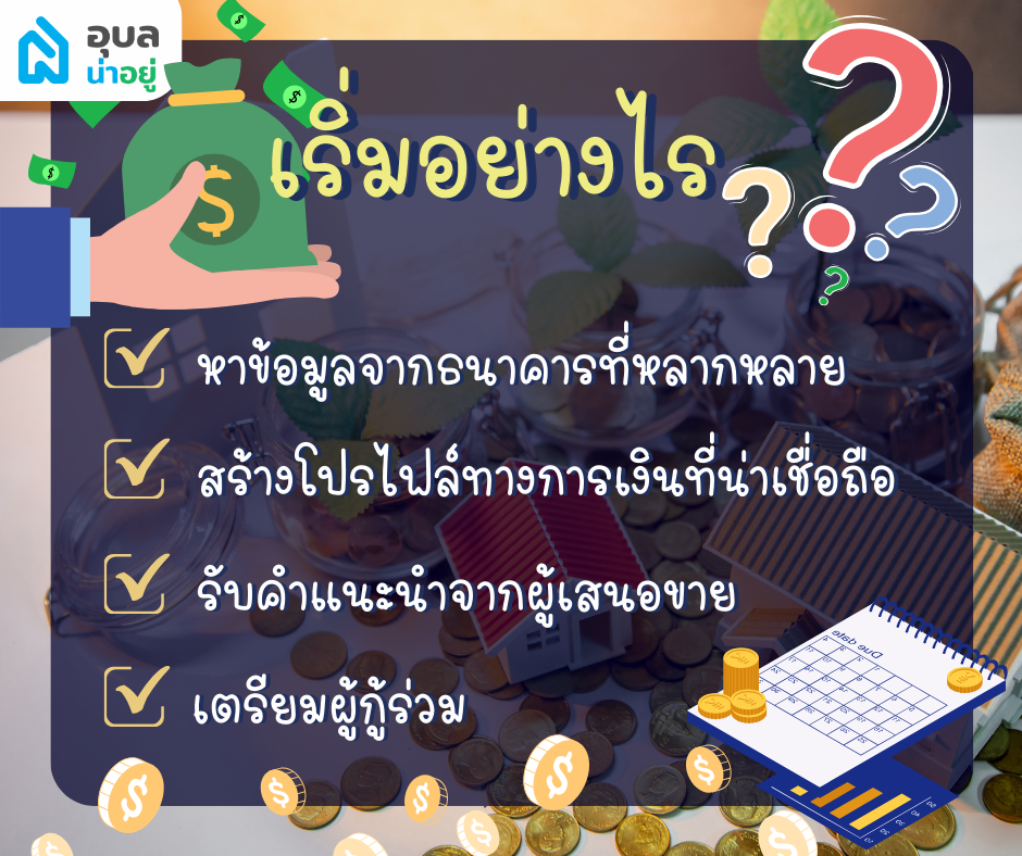 จะกู้บ้าน ต้องเตรียมตัวอย่างไร กู้ร่วม หาข้อมูลธนาคาร