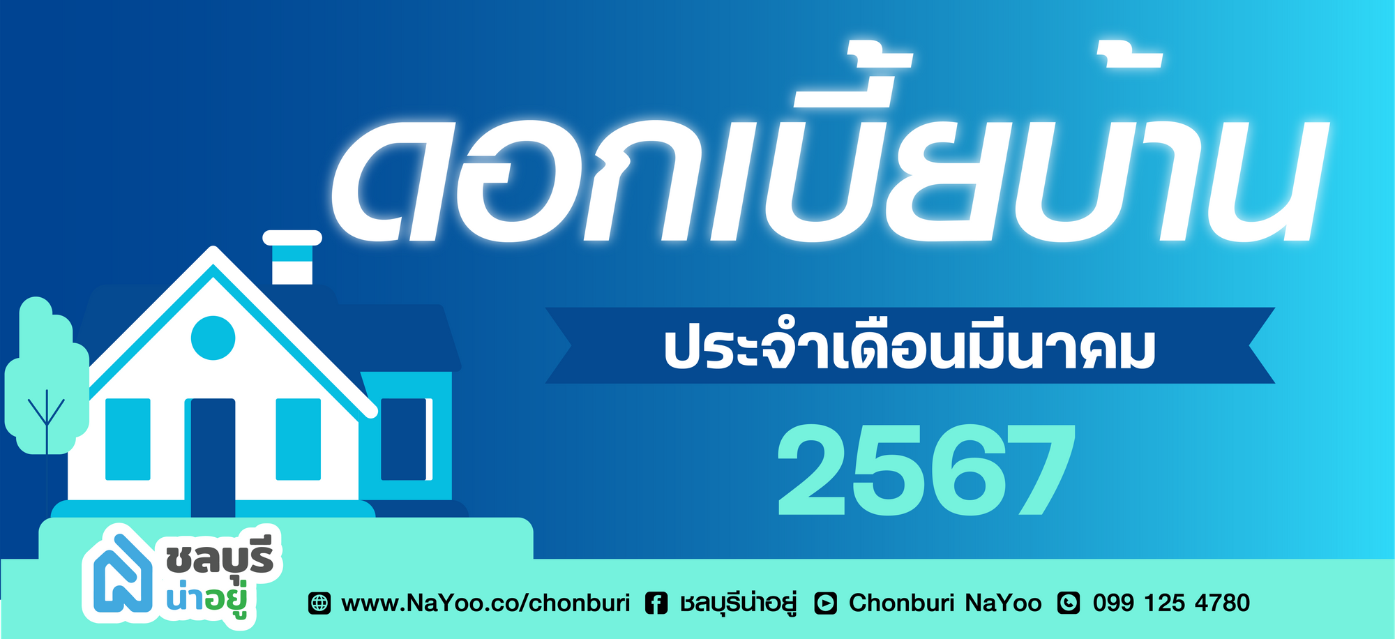 อัตราดอกเบี้ย สินเชื่อบ้าน-คอนโด เดือนมีนาคม ปี 2567