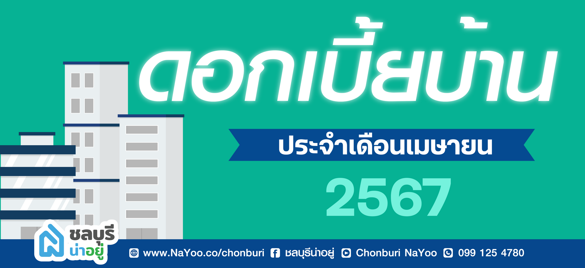 อัปเดทล่าสุด อัตราดอกเบี้ย สินเชื่อบ้าน-คอนโด เดือนเมษายน ปี 2567