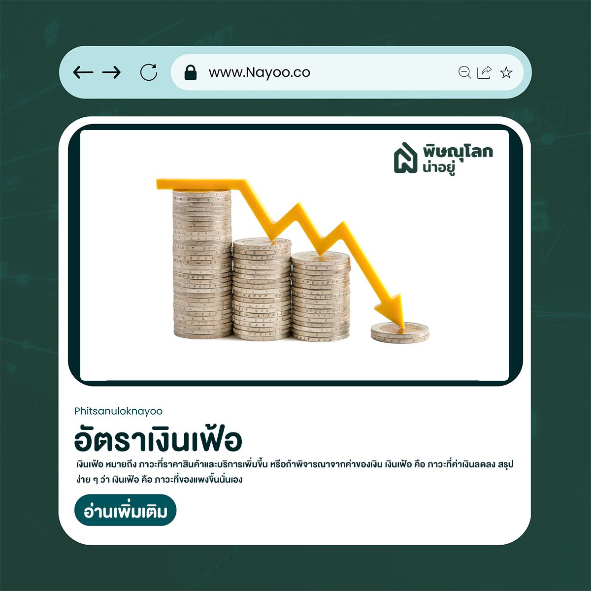 อัตราเงินเฟ้อทำให้ราคาบ้านสูง-ต่ำ