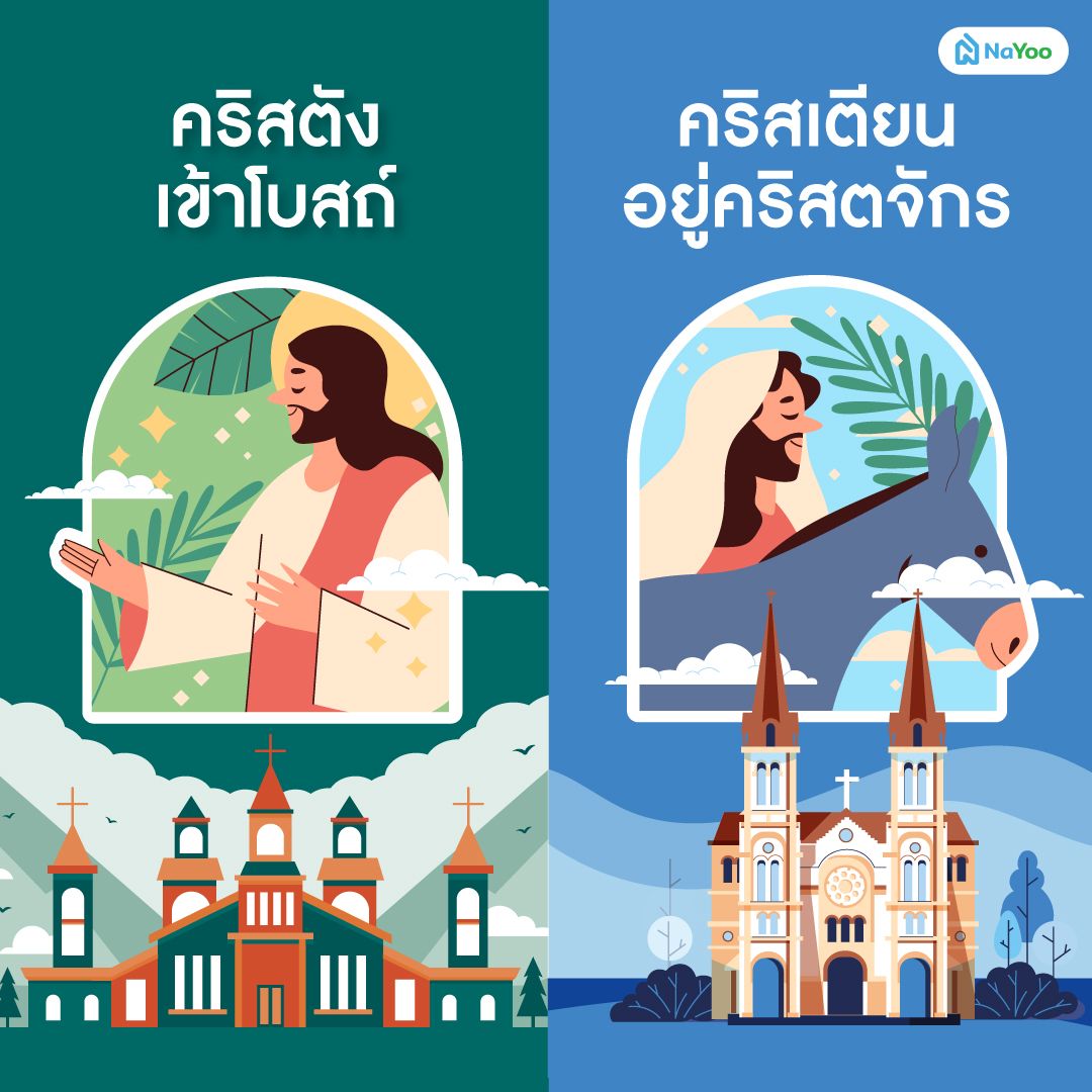 คริสตังเข้าโบสถ์ คริสเตียนอยู่คริสตจักร
