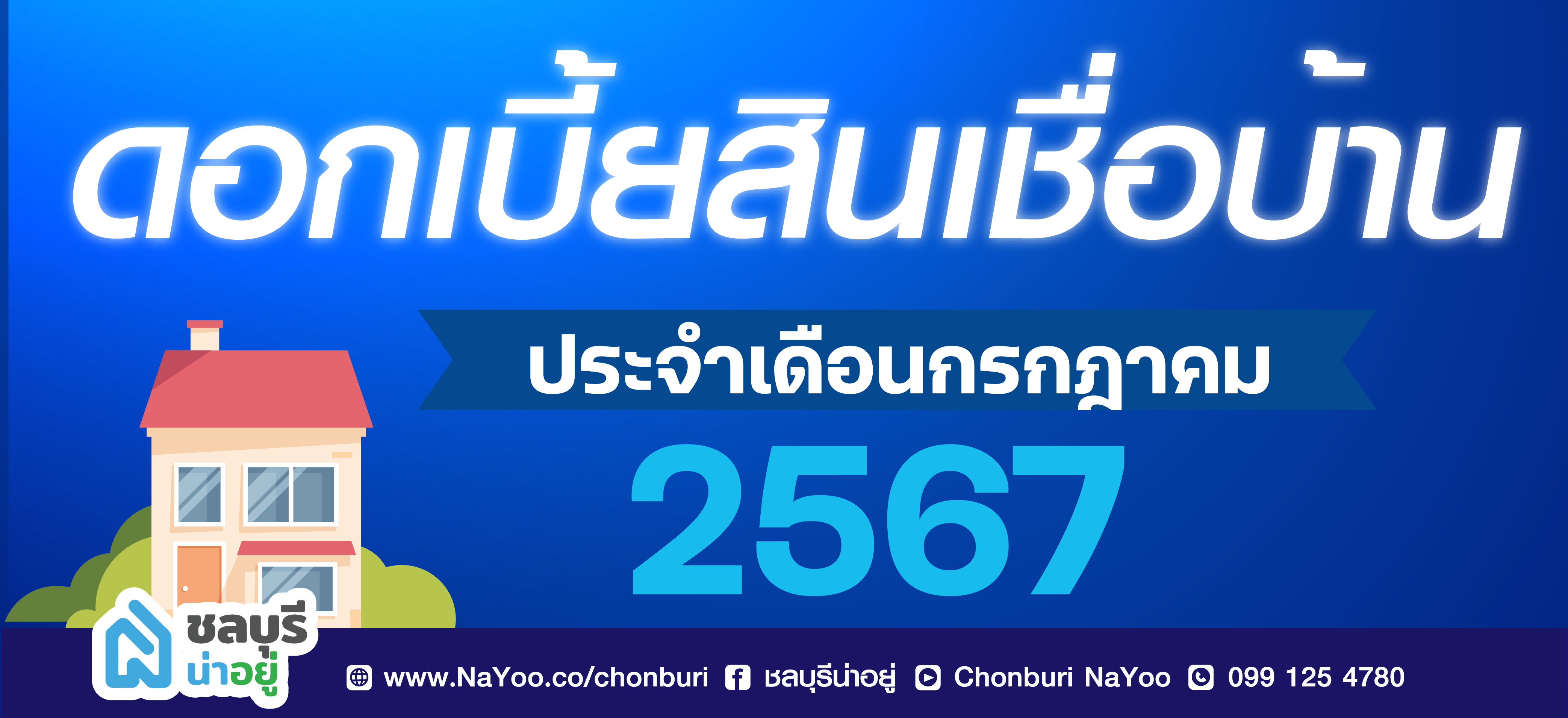 อัปเดทล่าสุด อัตราดอกเบี้ย สินเชื่อบ้าน-คอนโด เดือนกรกฎาคม ปี 2567