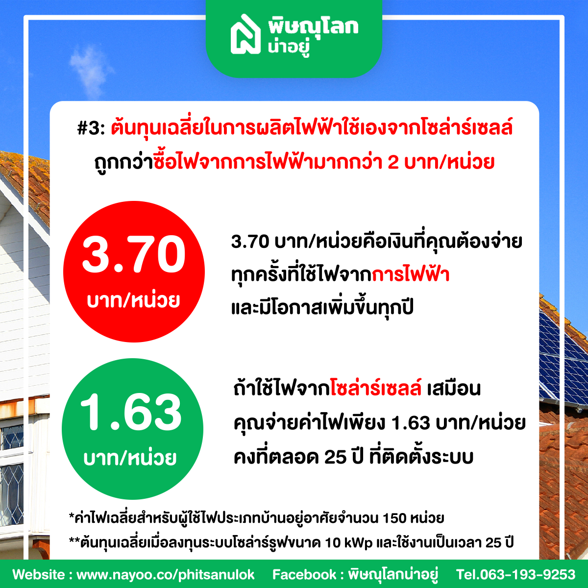 4 เหตุผล ถึงเวลาติดตั้งโซล่าร์เซลล์ที่บ้าน
