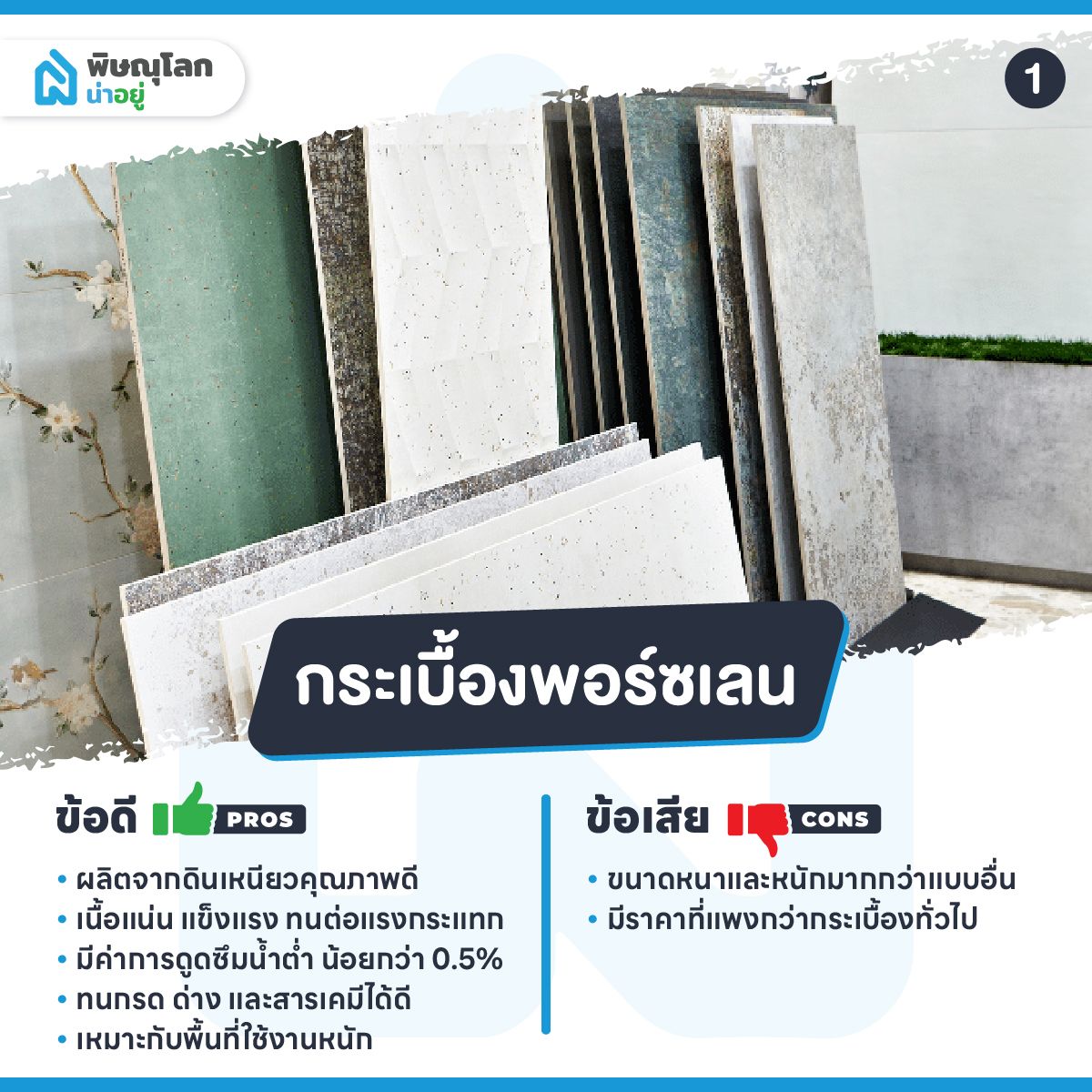 ทริค!! เลือกกระเบื้องจอดรถแบบไหนดีนะ!?