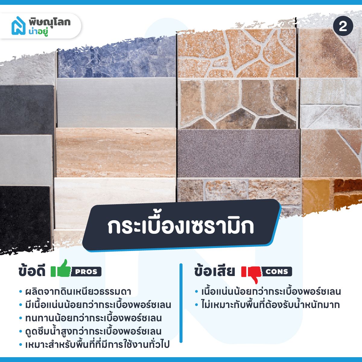 ทริค!! เลือกกระเบื้องจอดรถแบบไหนดีนะ!?