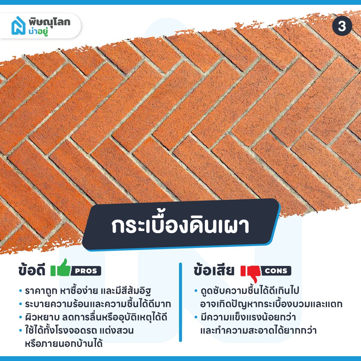 ทริค!! เลือกกระเบื้องจอดรถแบบไหนดีนะ!?