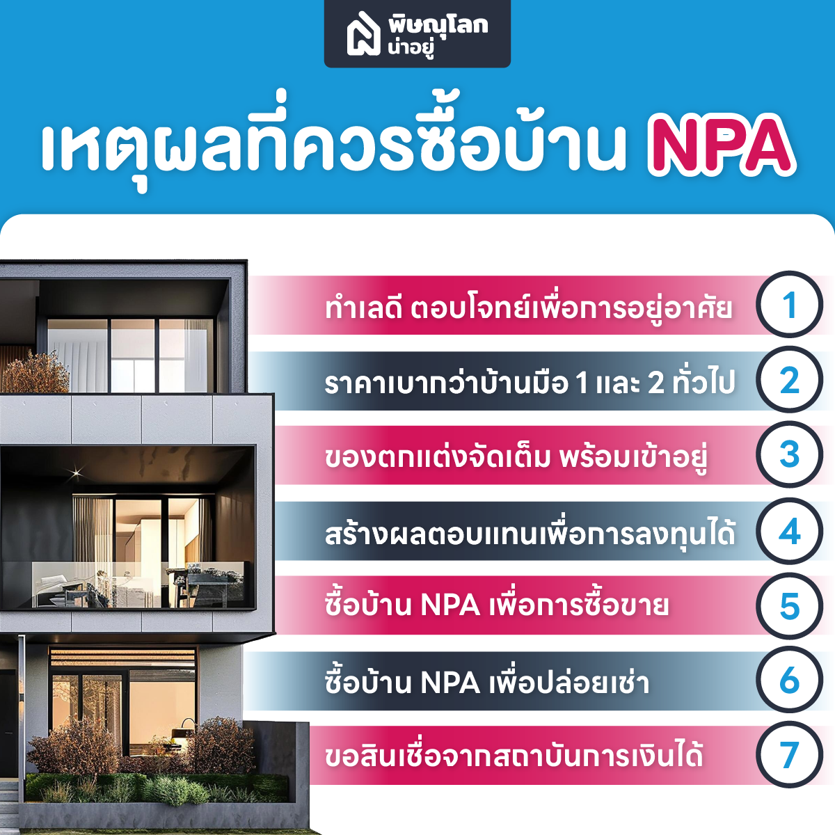 บ้าน NPA คืออะไร น่าซื้อหรือไม่ พร้อมข้อแนะนำที่น่ารู้ก่อนเลือกซื้อบ้าน