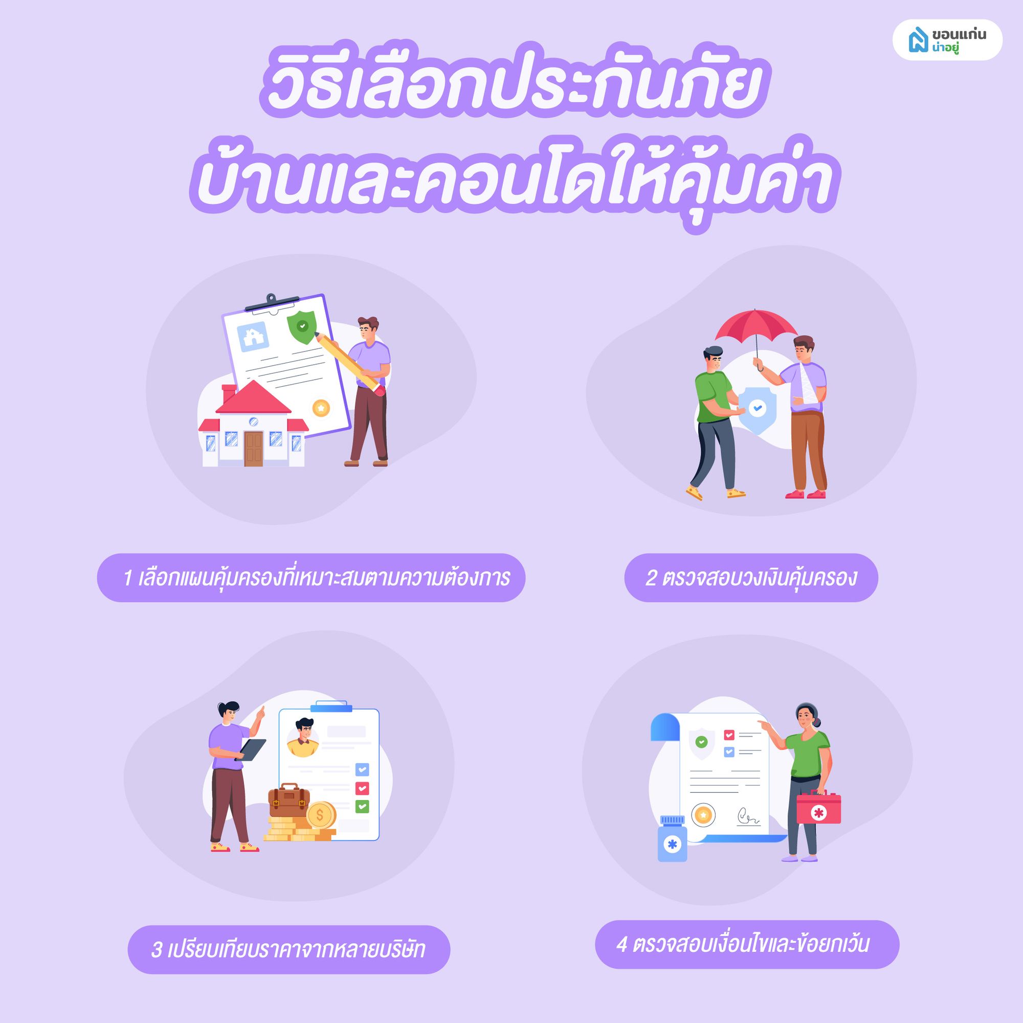 วิธีเลือกประกันภัยบ้านและคอนโดให้คุ้มค่า