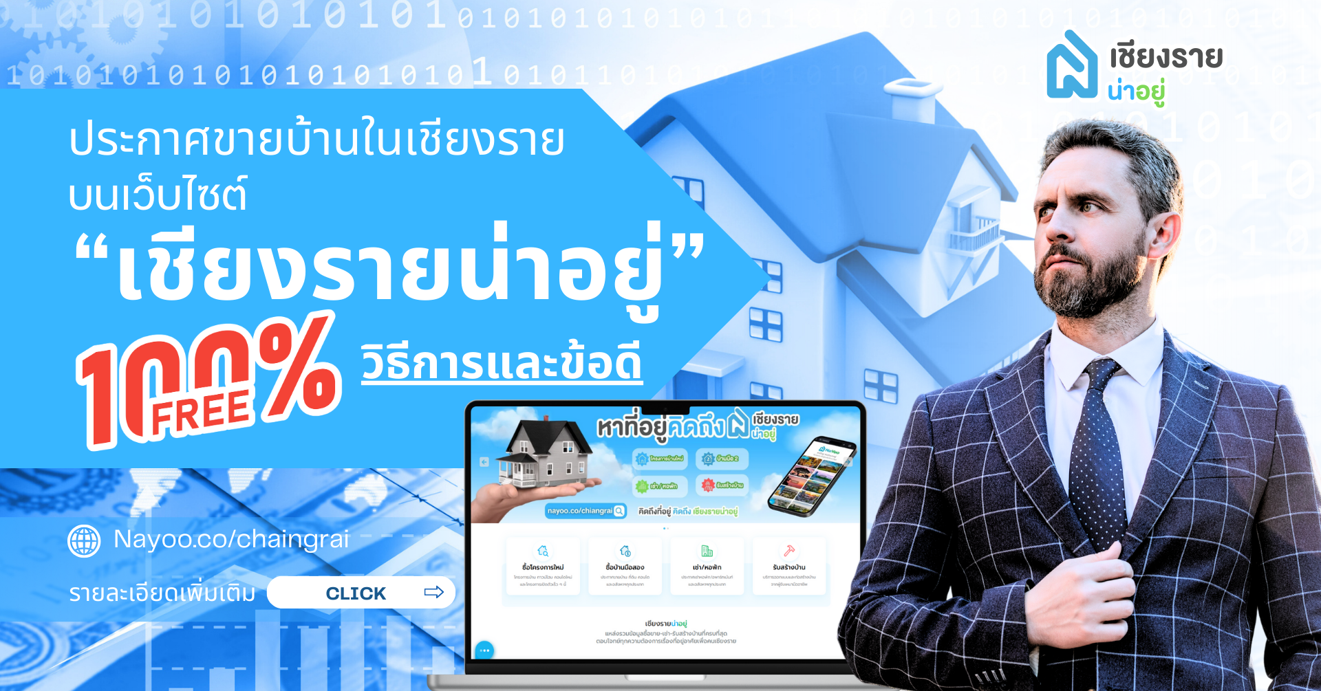 ประกาศขายบ้านในเชียงรายบนเว็บไซต์เชียงรายน่าอยู่ฟรี: วิธีการและข้อดี