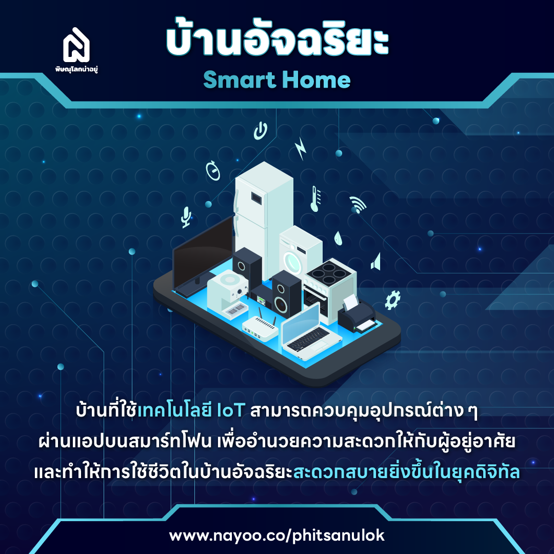 บ้านอัจฉริยะ 5 เทคโนโลยี เพื่อการอยู่อาศัยและใช้ชีวิตที่ง่ายขึ้น