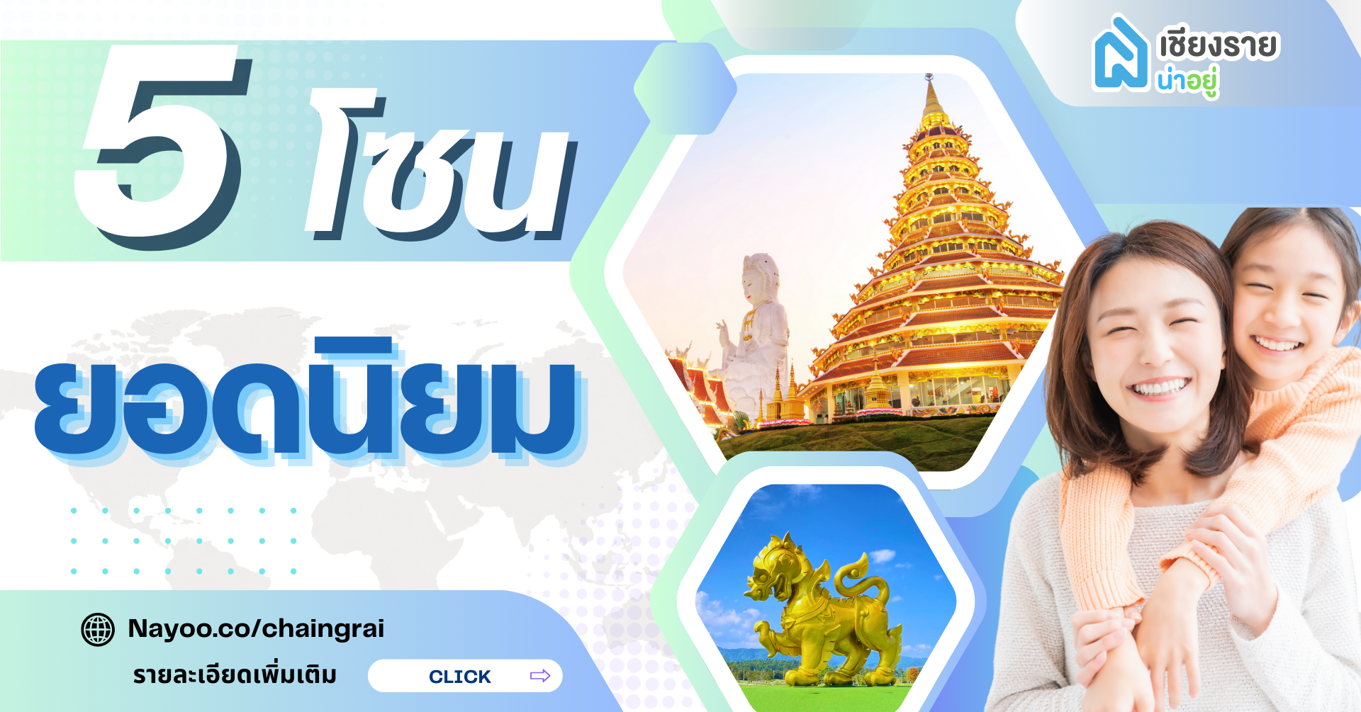 ทำเลยอดนิยมสำหรับซื้อบ้านเชียงราย: 5 โซนยอดนิยม ที่น่าลงทุน | NaYoo.co
