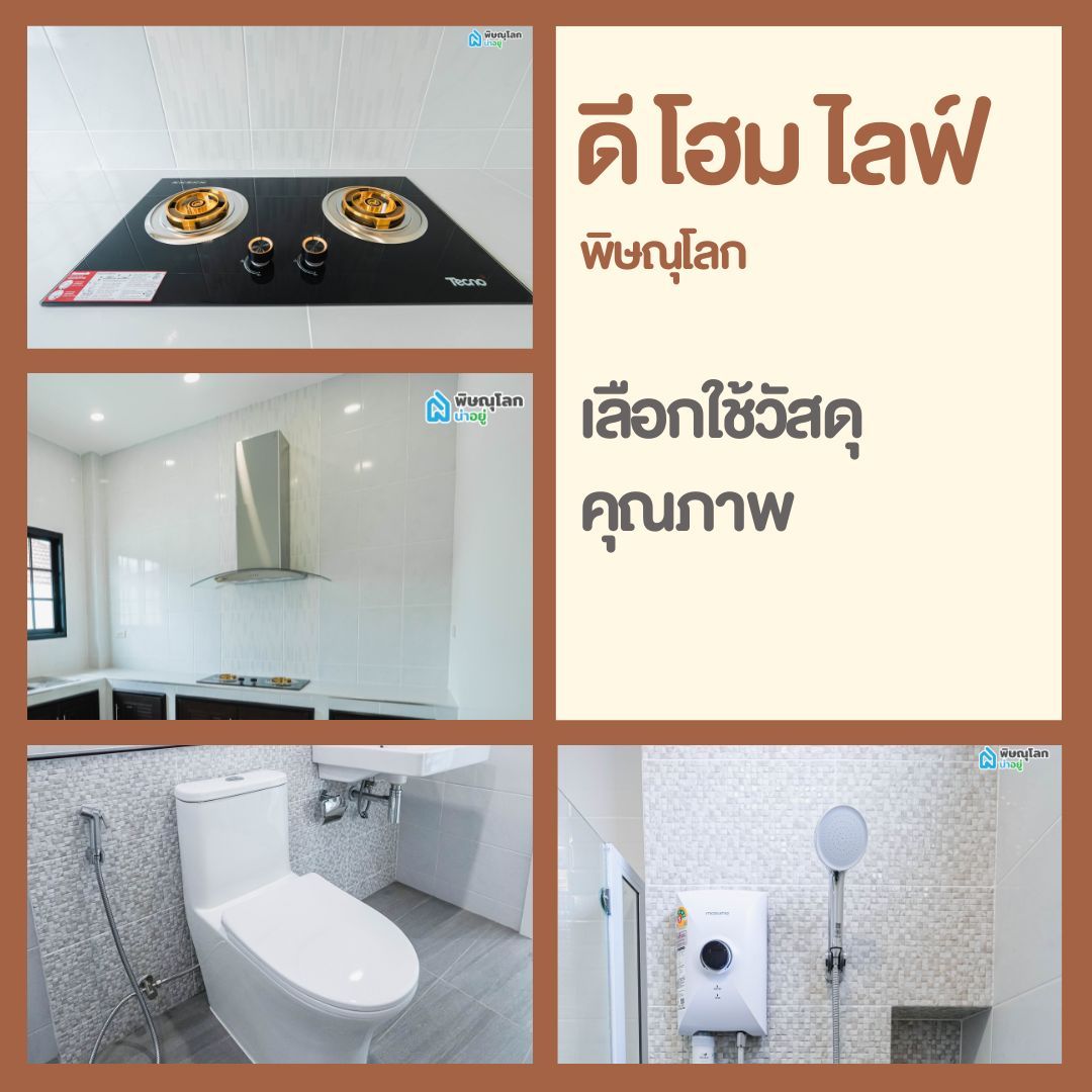 โครงการบ้านเดี่ยวพิษณุโลก ดี โฮม ไลฟ์
