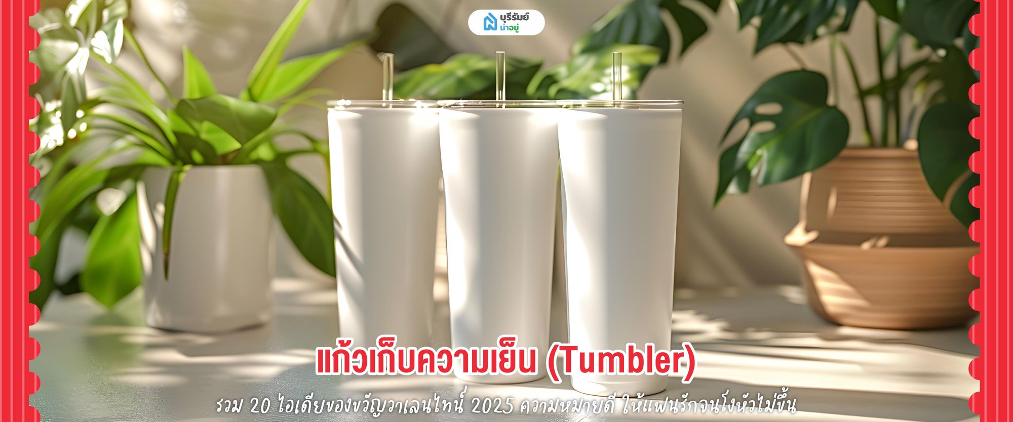 ของขวัญวันวาเลนไทน์ แก้วเก็บความเย็น 