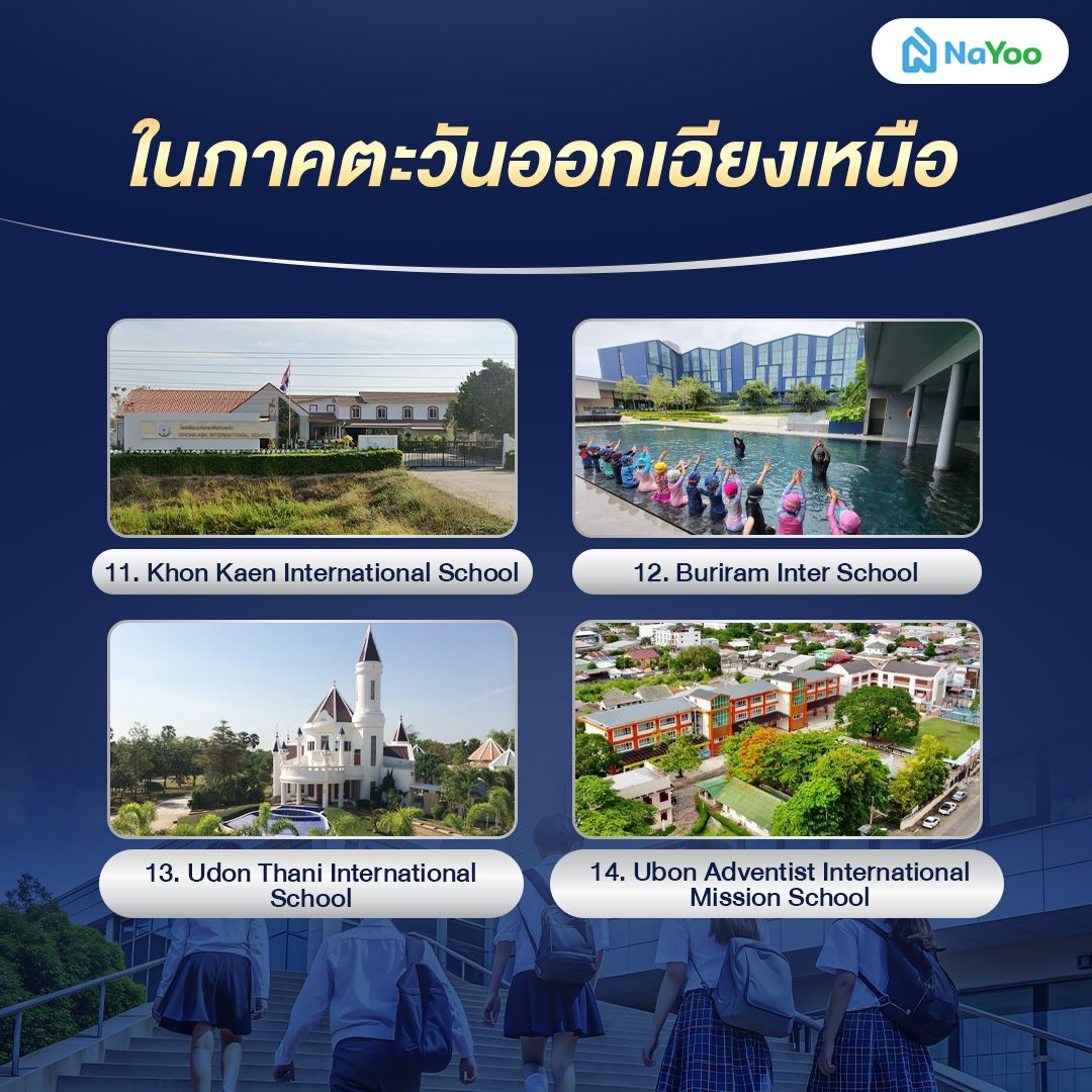 โรงเรียนนานาชาติในภาคตะวันออกเฉียงเหนือ