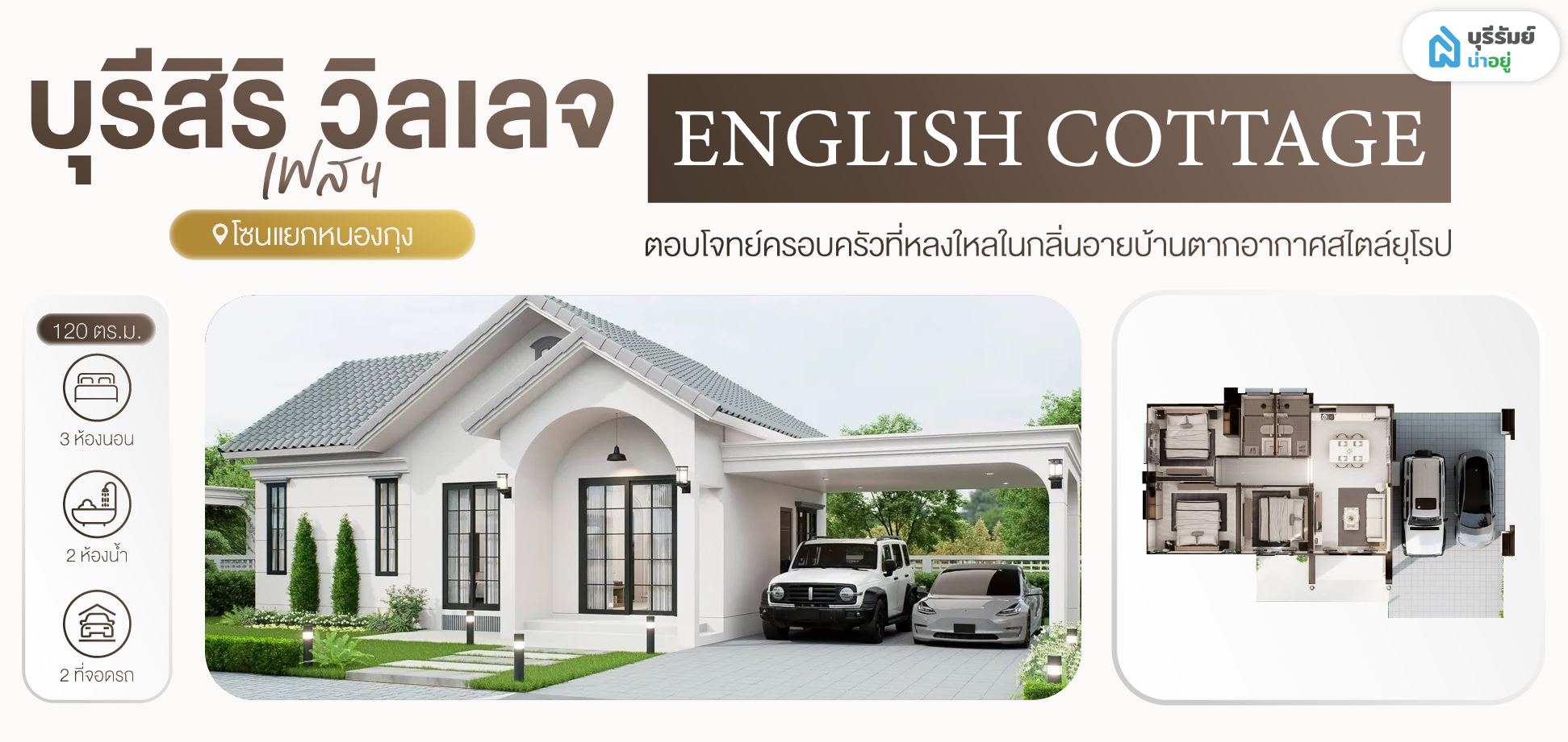 แบบบ้านโครงการ บุรีสิริวิลเลจ เฟส 4