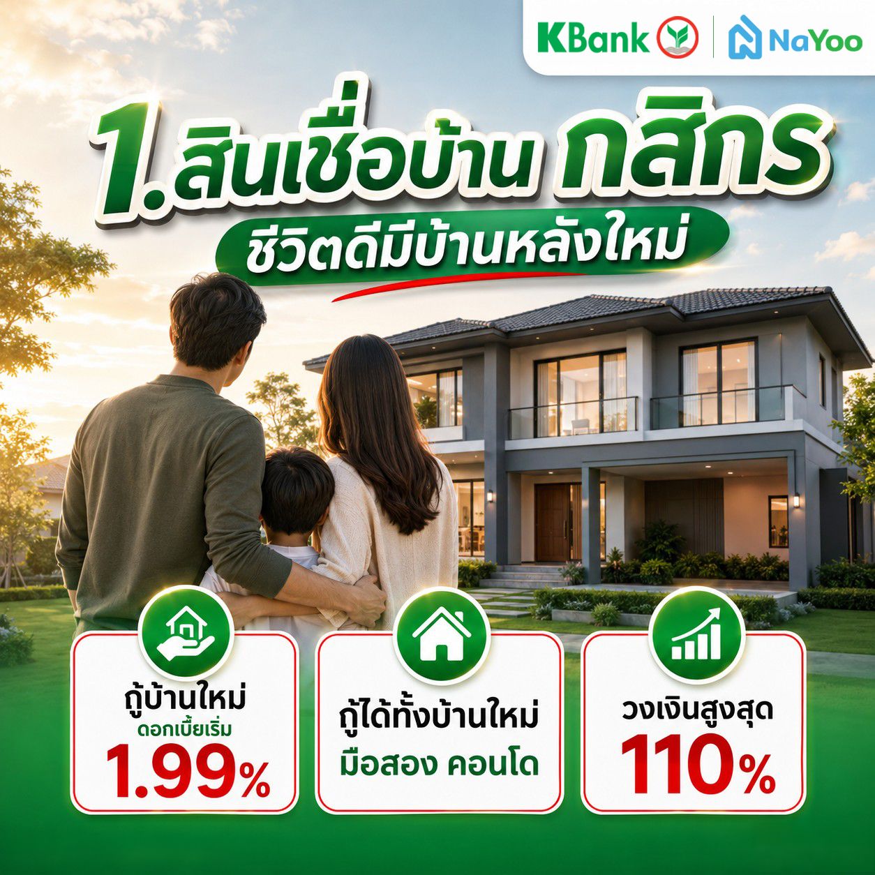 สินเชื่อบ้าน กสิกร