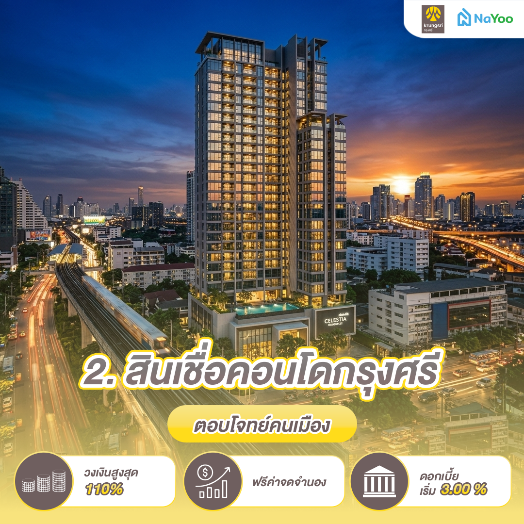 สินเชื่อคอนโด กรุงศรี