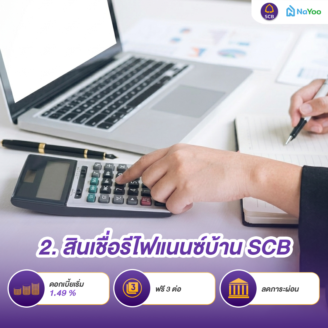 สินเชื่อรีไฟแนนซ์บ้าน SCB