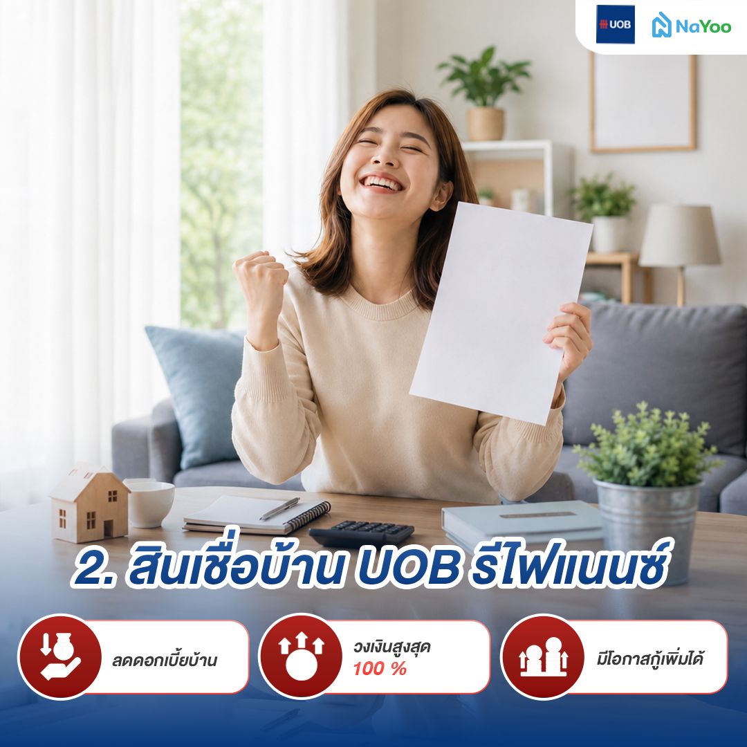 สินเชื่อบ้าน รีไฟแนนซ์ UOB