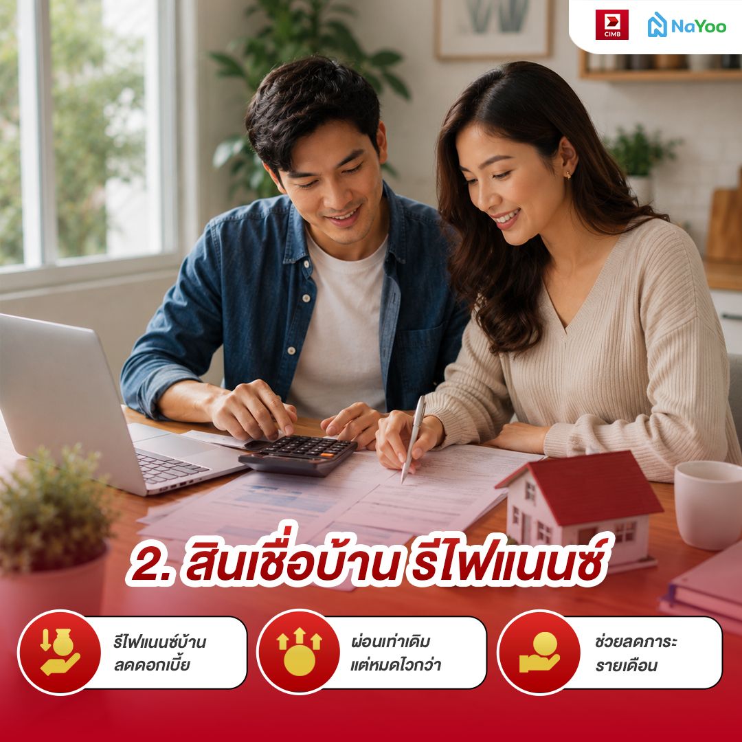 สินเชื่อบ้าน รีไฟแนนซ์ CIMB