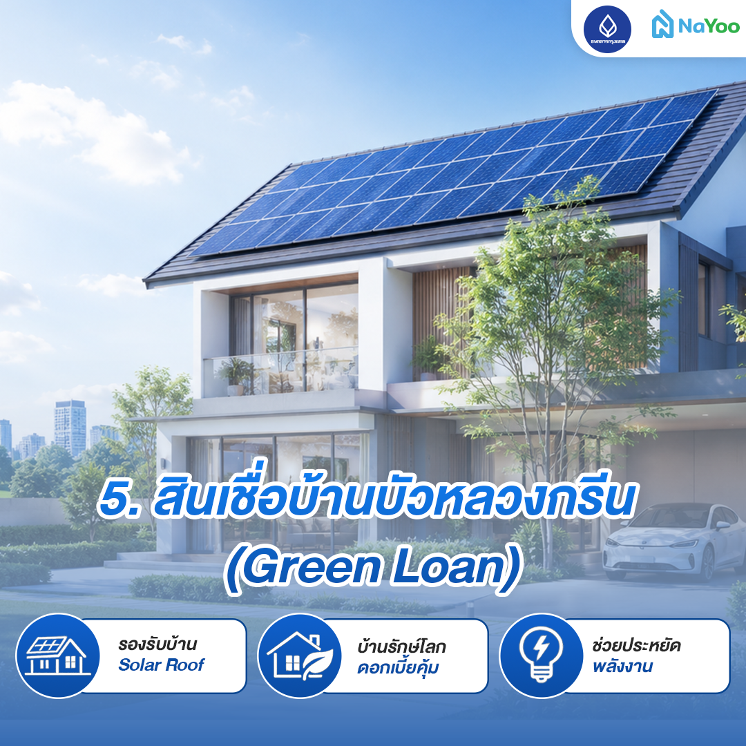 สินเชื่อบ้านบัวหลวงกรีน ธนาคารกรุงเทพ