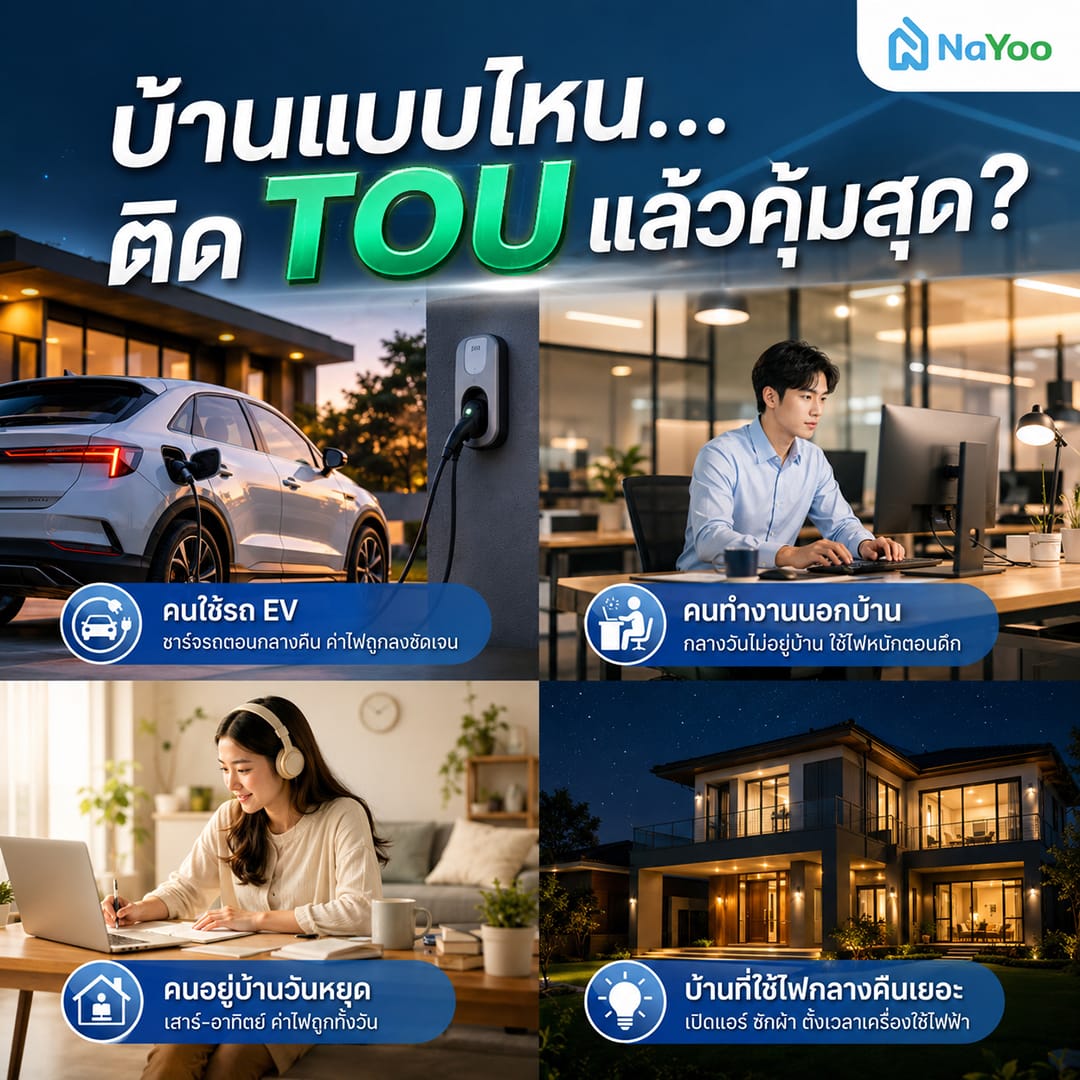 ติดมิเตอร์ TOU คุ้มไหม