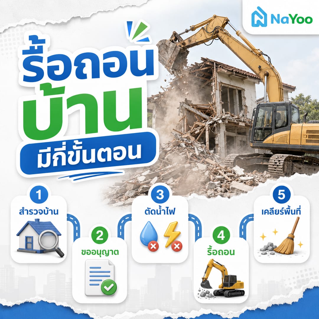 ขั้นตอนการรื้อถอนบ้าน