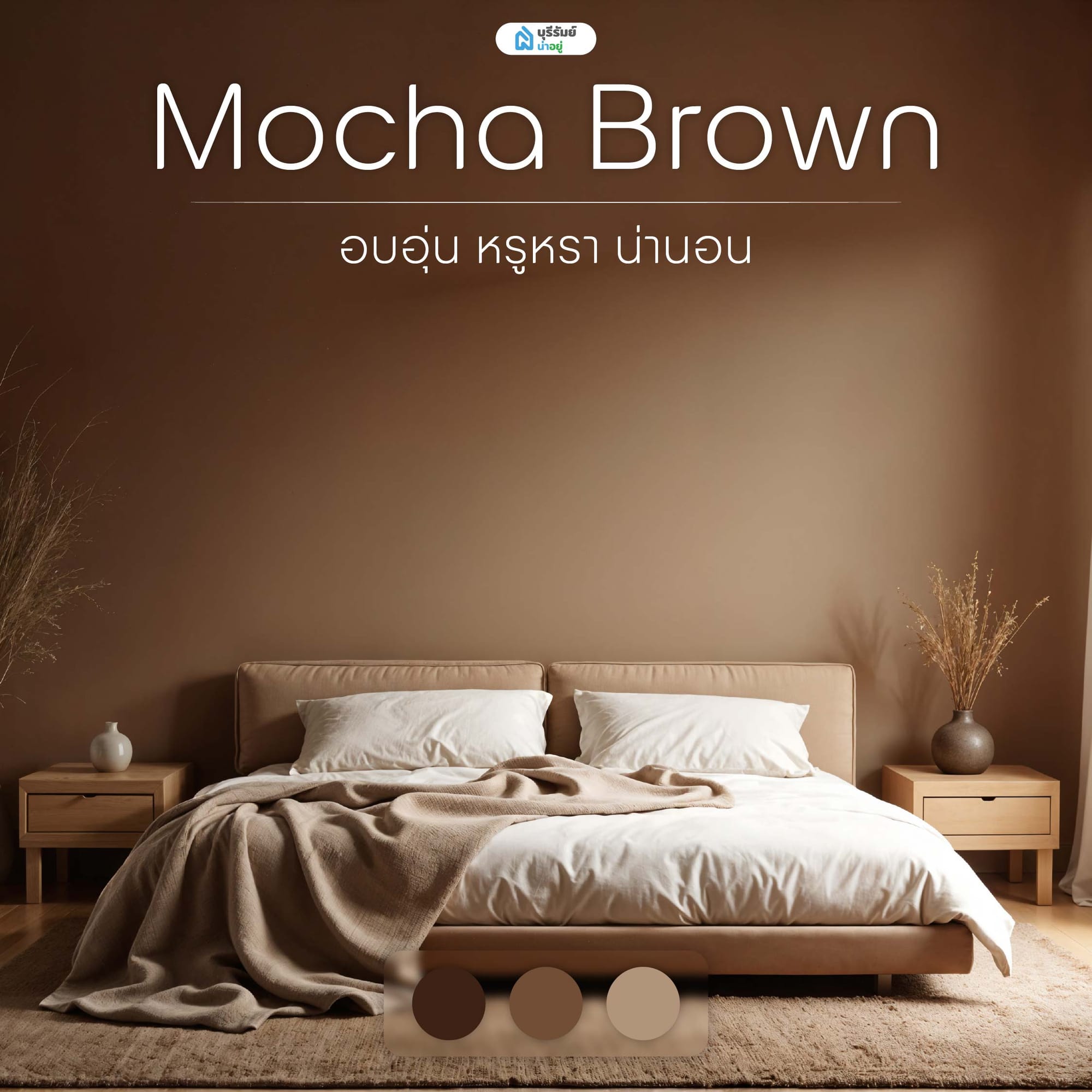 Mocha Brown อบอุ่น หรูหรา น่านอน