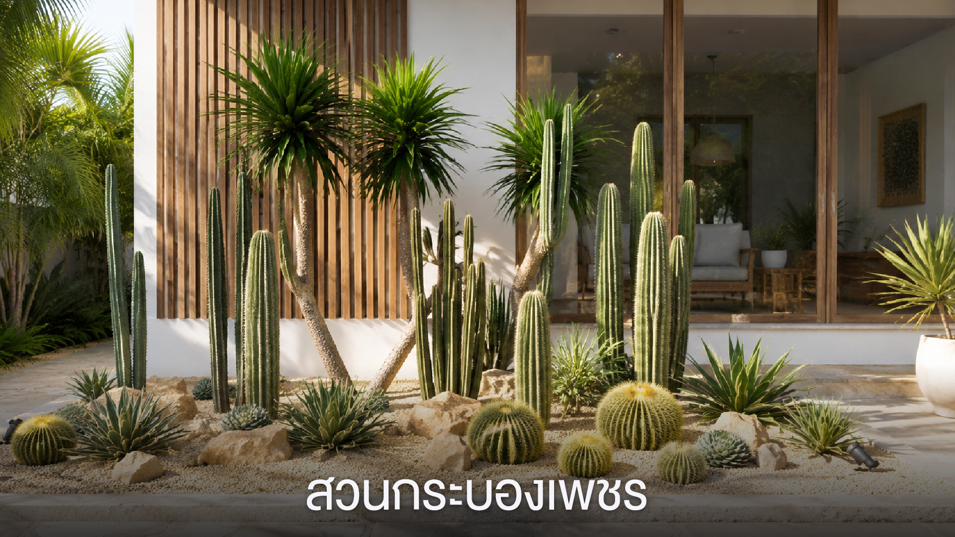 สวนกระบองเพชรสุดทนทาน