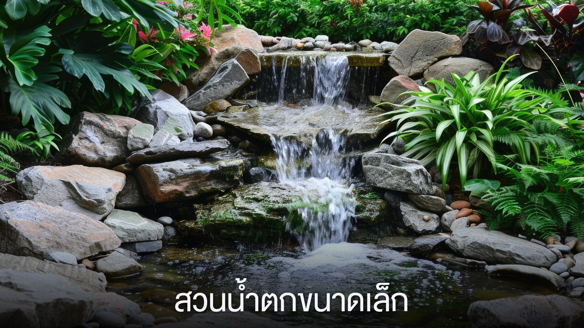 สวนน้ำตกขนาดเล็ก