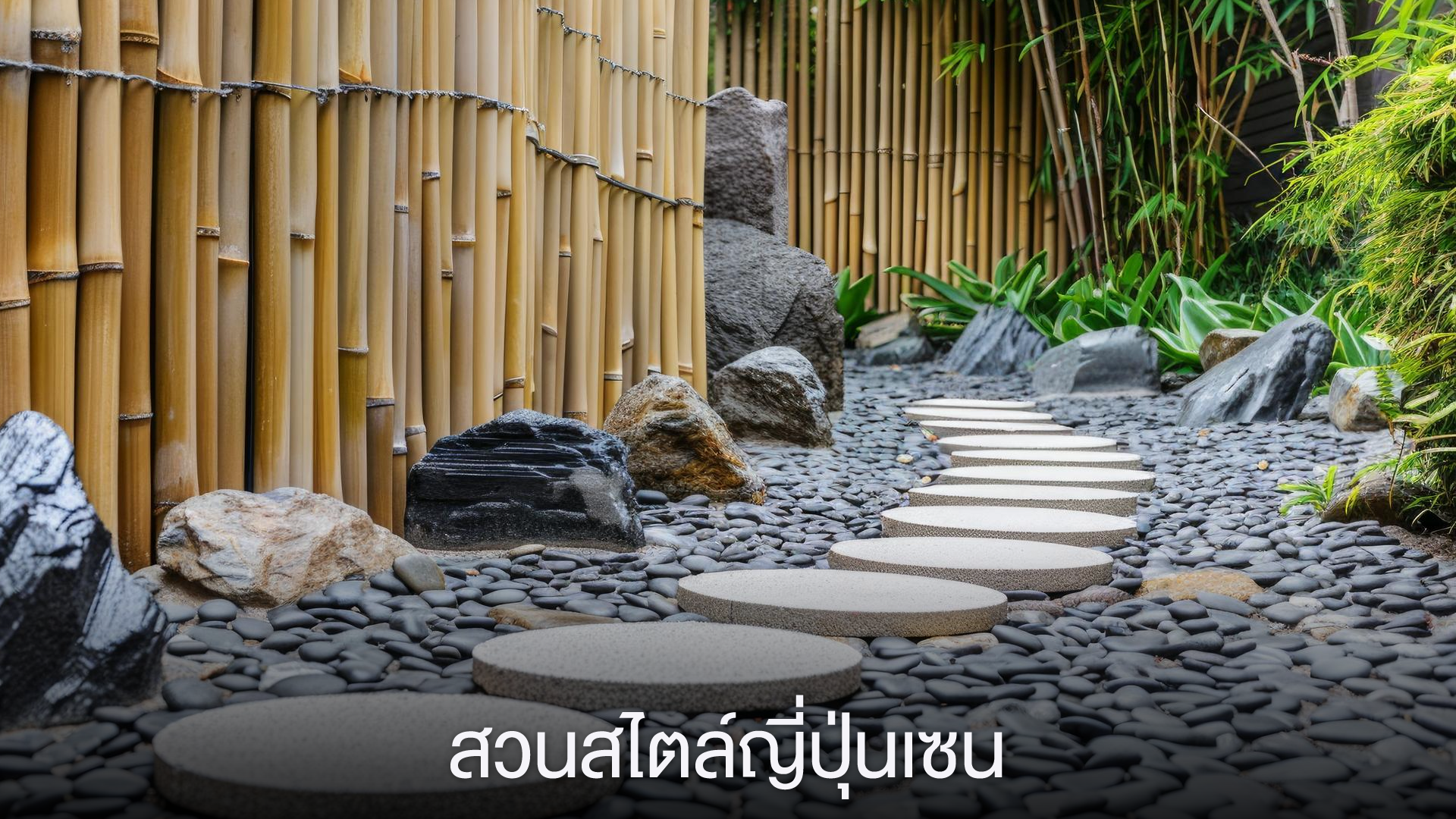 สวนสไตล์ญี่ปุ่นเซน