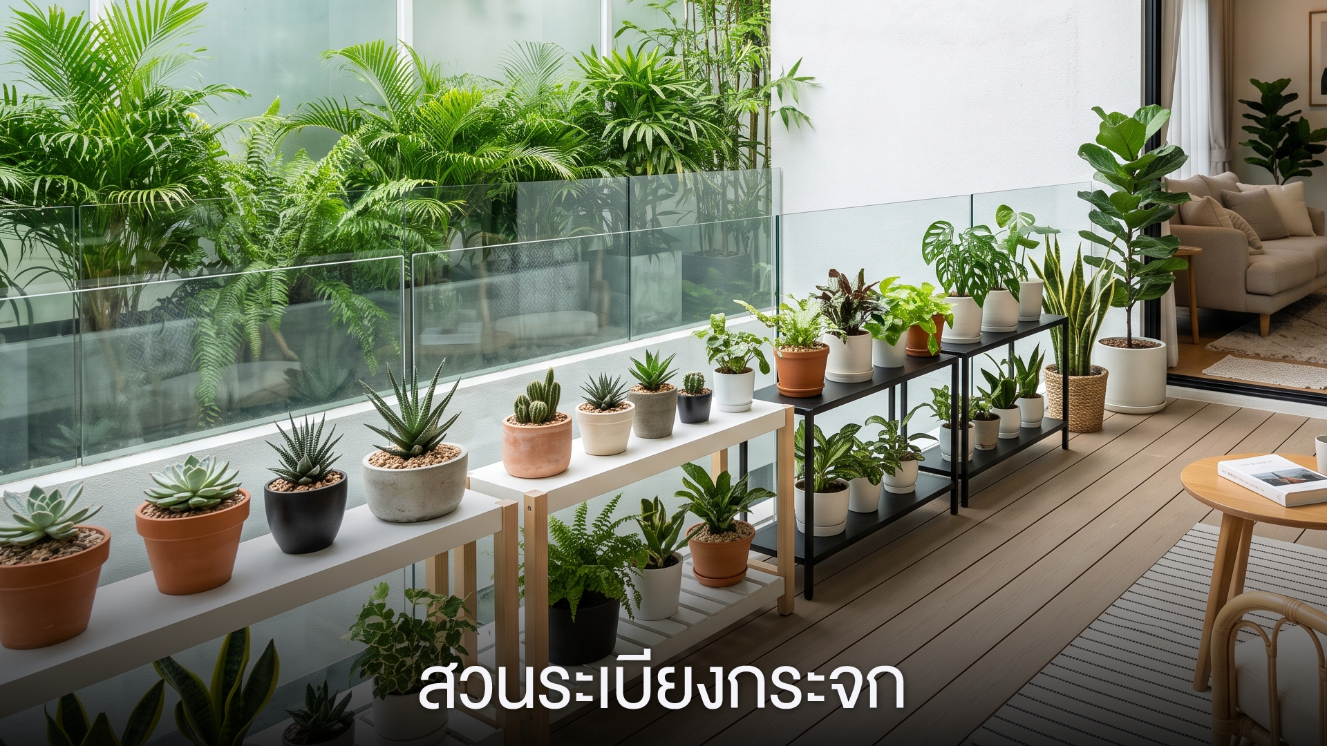สวนระเบียงกระจก