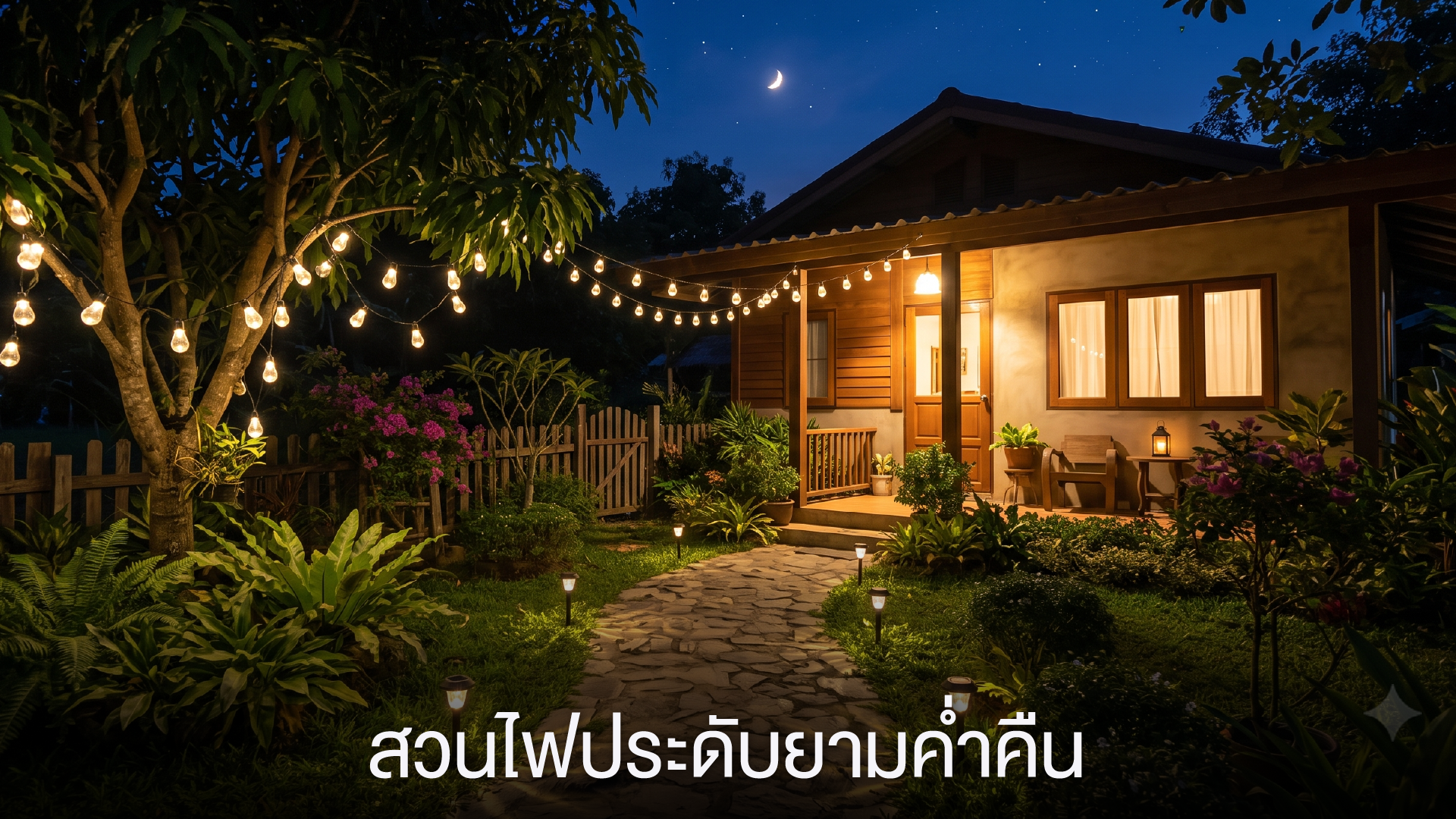 สวนไฟประดับยามค่ำคืน