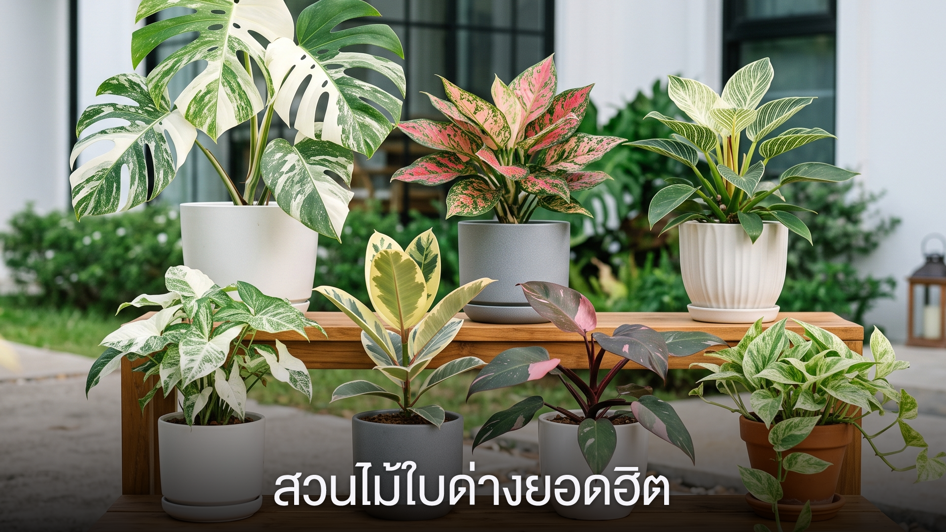 สวนไม้ใบด่างยอดฮิต
