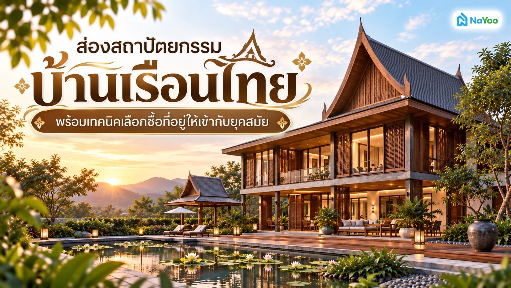 การสร้างบ้านเรือนไทยในยุคปัจจุบัน